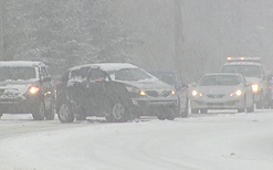 Première bordée de neige : 20 accidents sur le territoire