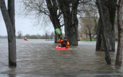 La région sous l’eau