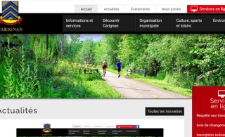 Le site WEB de Carignan migre vers une nouvelle plateforme