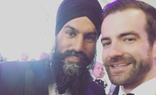 Jagmeet Singh et Matthew Dubé.