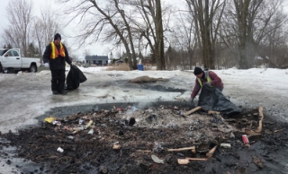 Corvée de nettoyage de la rivière L’Acadie