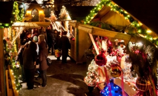 Début du marché de Noël de Marieville