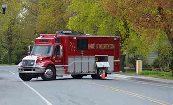 Incendie dans un immeuble &agrave; logement de Marieville