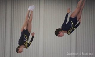 Les soeurs Boudreau au trampoline