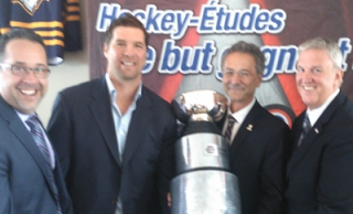 Marc-André Houle, André Roy, Denis Lavoie et Guy Ryan