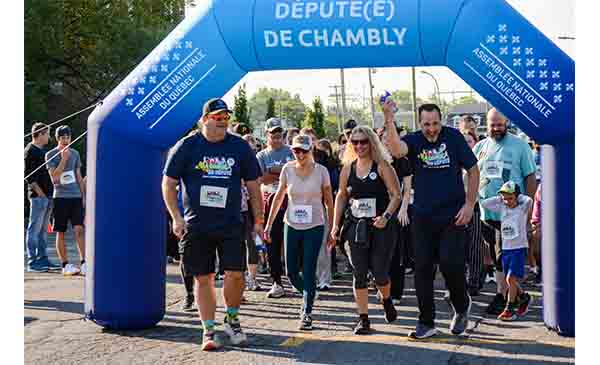 Plus de 100 000 $ amassés en 10 ans pour la Course du Député de Chambly