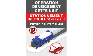 Stationnement interdit dans la rue cette nuit à Chambly