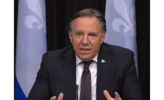 Le premier ministre, François Legault (Photo: capture d&#039;écran de la conférence de presse )