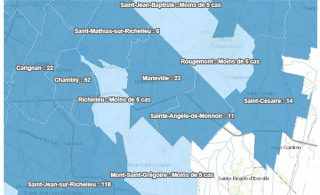 COVID-19 : la Montérégie franchit le cap des 3 000 cas confirmés