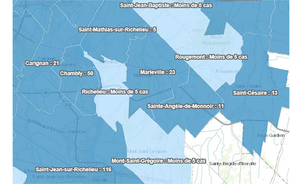 COVID-19 : Bilan en Montérégie en date du 28 avril