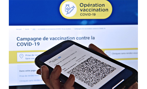 Application du passeport vaccinal dans les activités à Chambly