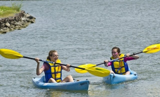Kayak au Canal-de-Chambly lors de la Fête du nautisme