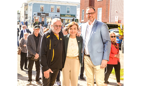 La premi&egrave;re ministre sortante de passage &agrave; Chambly