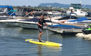 Le « Paddle» elliptique fait son entrée sur le bassin de Chambly