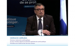 Docteur Horacio Arruda, directeur national de la santé publique (Photo: capture de la conférance de presse)