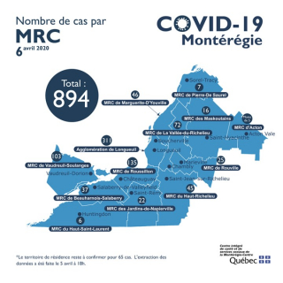 COVID-19 : une augmentation des cas dans la région