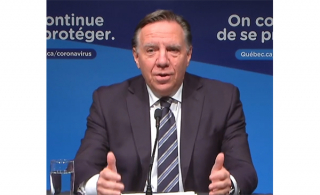 Le premier ministre François Legault (Photo: capture de la conférence de presse)