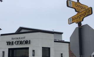 La rue Ostiguy se trouve présentement à l&#039;angle de l&#039;avenue Bourgogne.